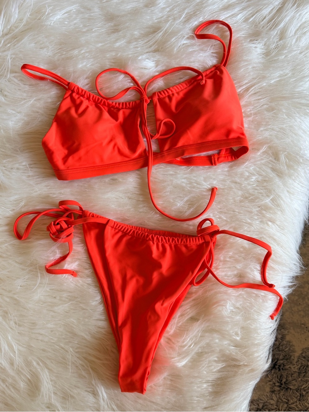 Orange bikini set